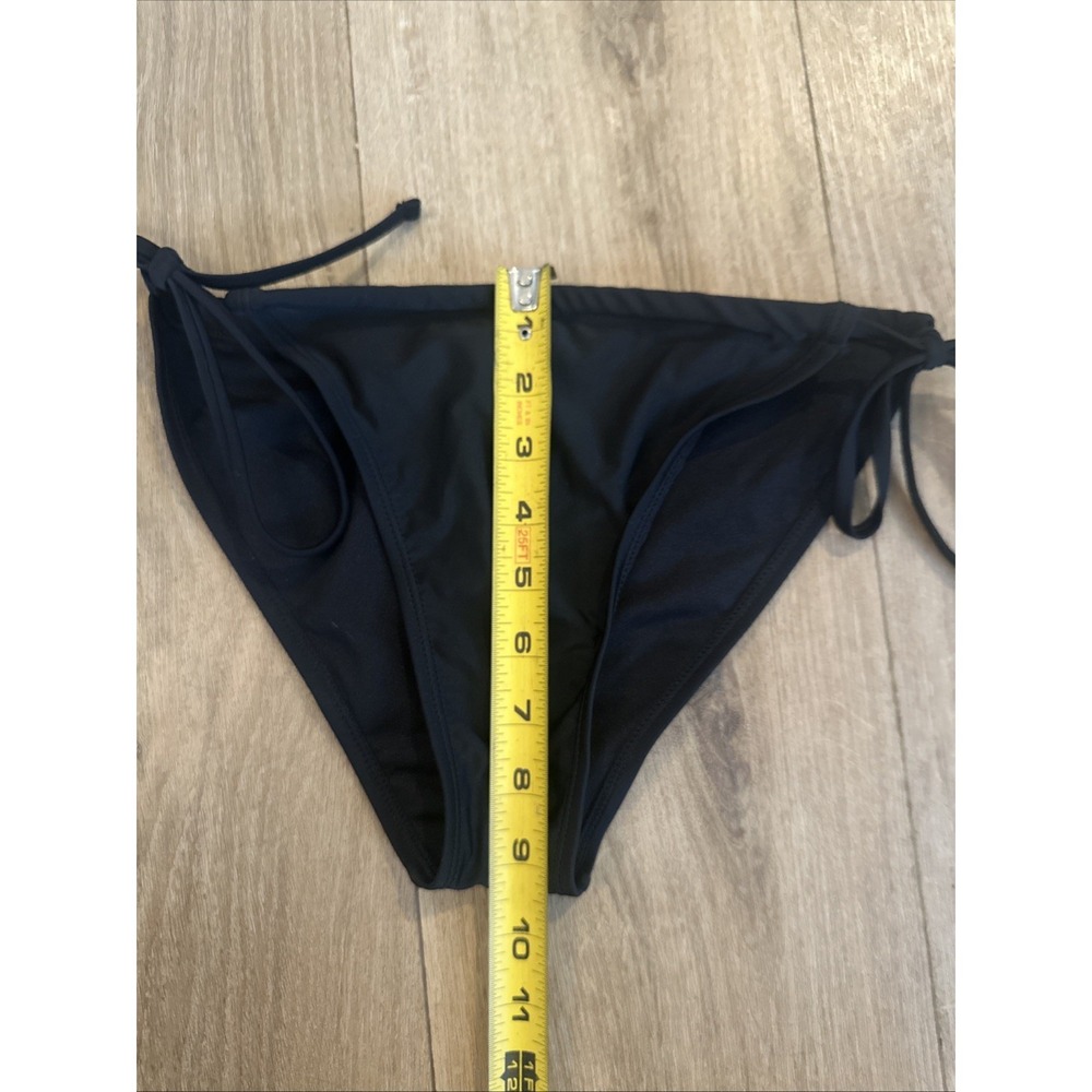 Cyn & Luca Women's Large Tie Bikini Black Swim Bottoms Sexy Beach NWT - Picture 6 of 6